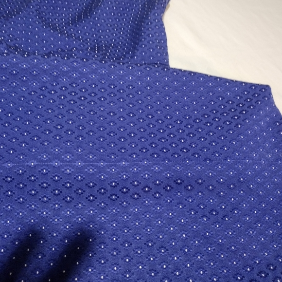 Kensie Cobalt Blue and White Sweetheart Neck Line Midi Dress - Picture 11 of 16